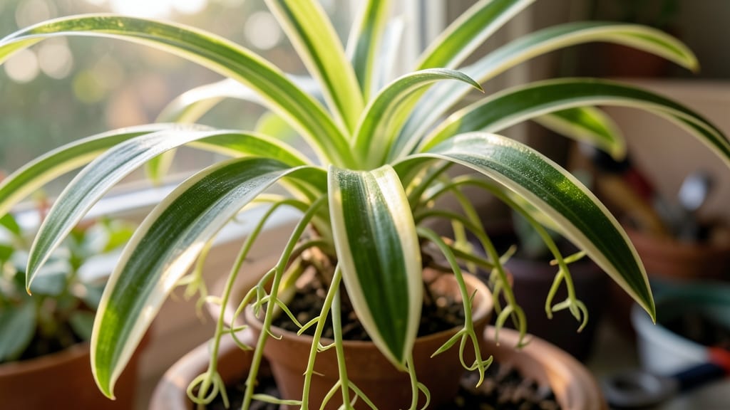 How Much Light Should a Spider Plant Get: Thriving in 3-4 Hours of Bright Indirect Sun