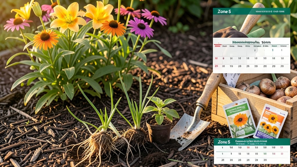When to Plant Flowers in Zone 5: Perennial vs Annual Timing for Zero Winter Loss
